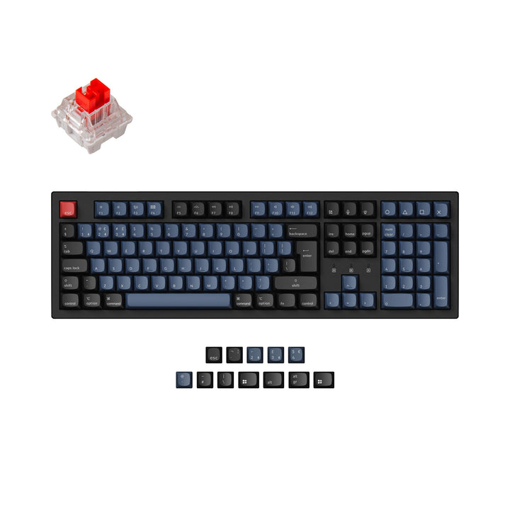 Keychron K10 Pro QMK/VIA Wireless Mechanical Keyboard ISO Layout Collection - image 1