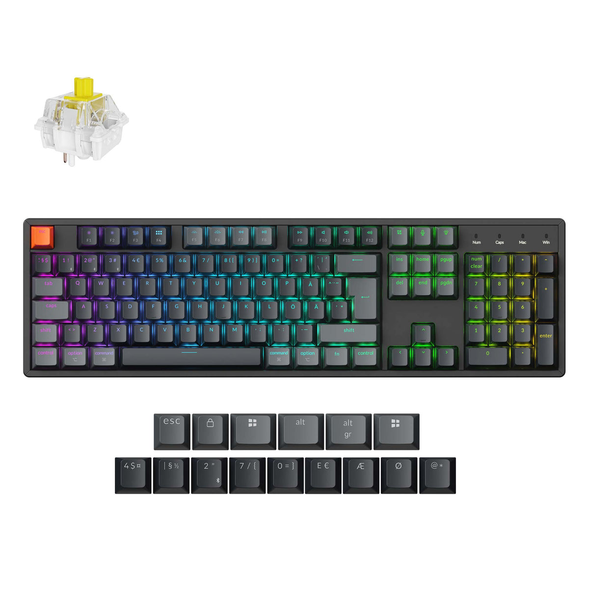 Keychron K10 QMK Wireless Mechanical Keyboard (ISO Layout) - Version 2 - image 5
