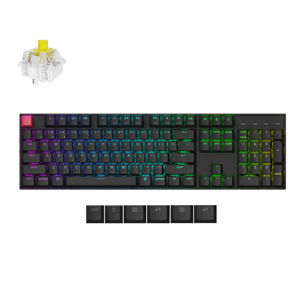 Keychron K10 QMK Wireless Mechanical Keyboard (Version 2) - image 2