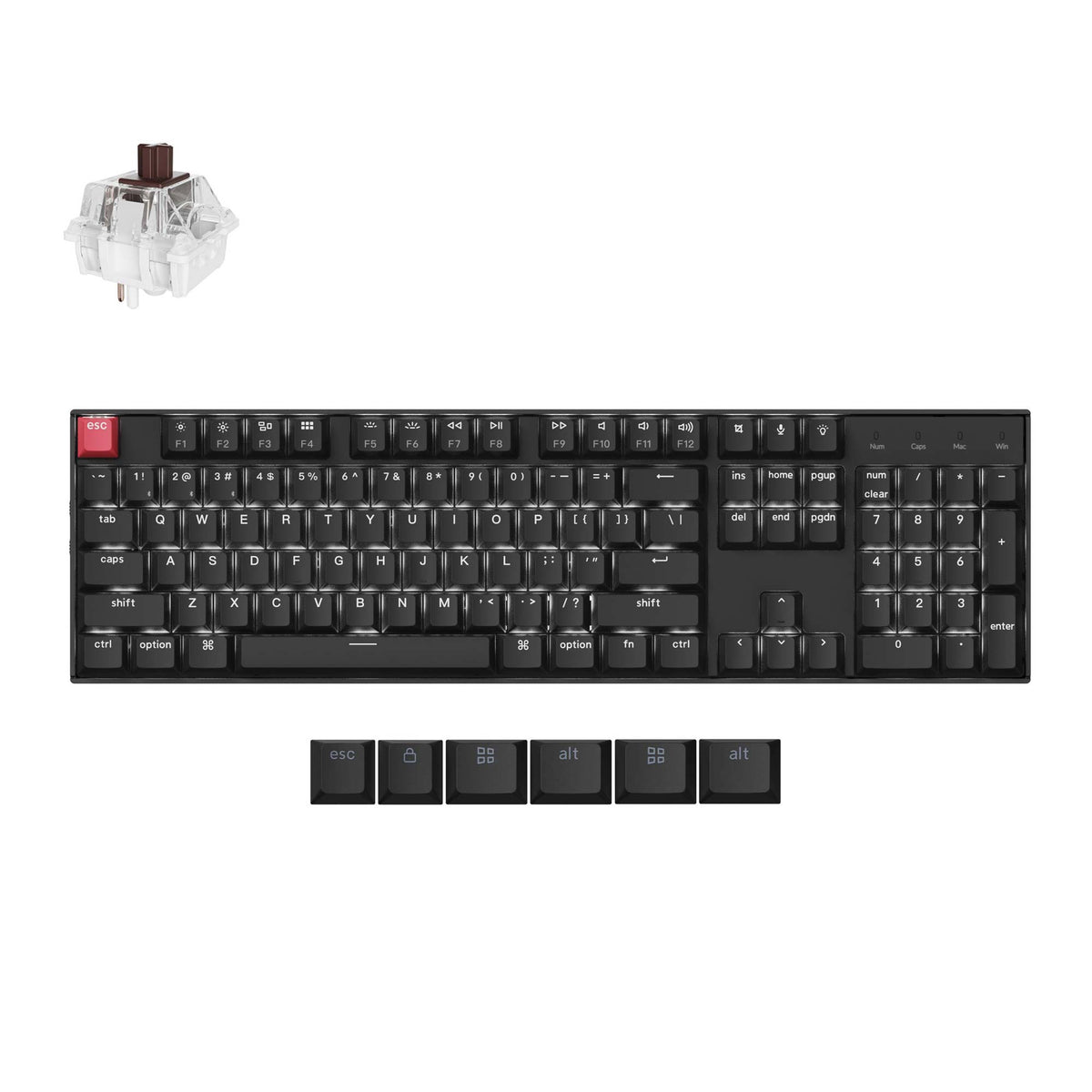 Keychron K10 QMK Wireless Mechanical Keyboard (Version 2) - image 1