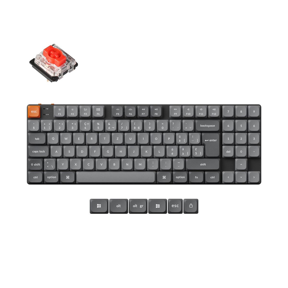 Keychron K13 Max QMK Wireless Custom Mechanical Keyboard ISO Layout Collection - image 6