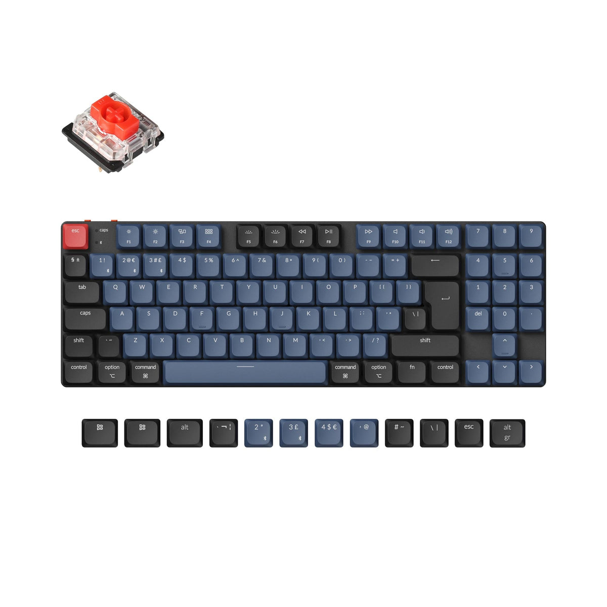 Keychron K13 Pro QMK/VIA Wireless Custom Mechanical Keyboard ISO Layout Collection - image 1