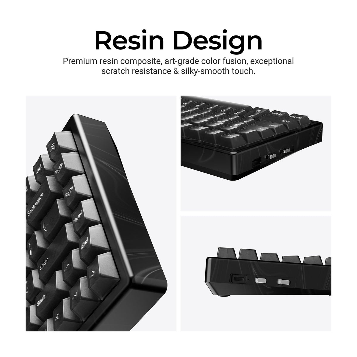 Keychron K2 HE Wireless Magnetic Switch Custom Keyboard - Resin Edition - image 6