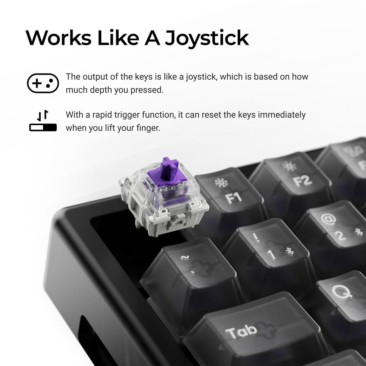 Keychron K2 HE Wireless Magnetic Switch Custom Keyboard - Resin Edition - image 4