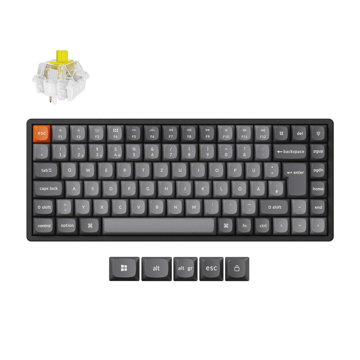 Keychron K2 Max QMK Wireless Mechanical Keyboard ISO Layout Collection - image 5