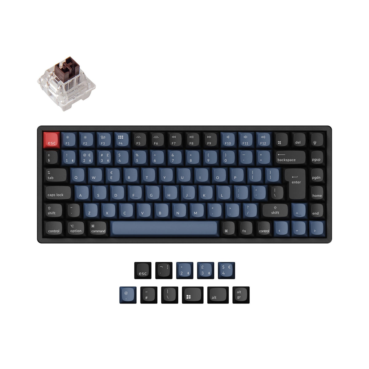Keychron K2 Pro QMK/VIA Wireless Mechanical Keyboard ISO Layout Collection - image 6