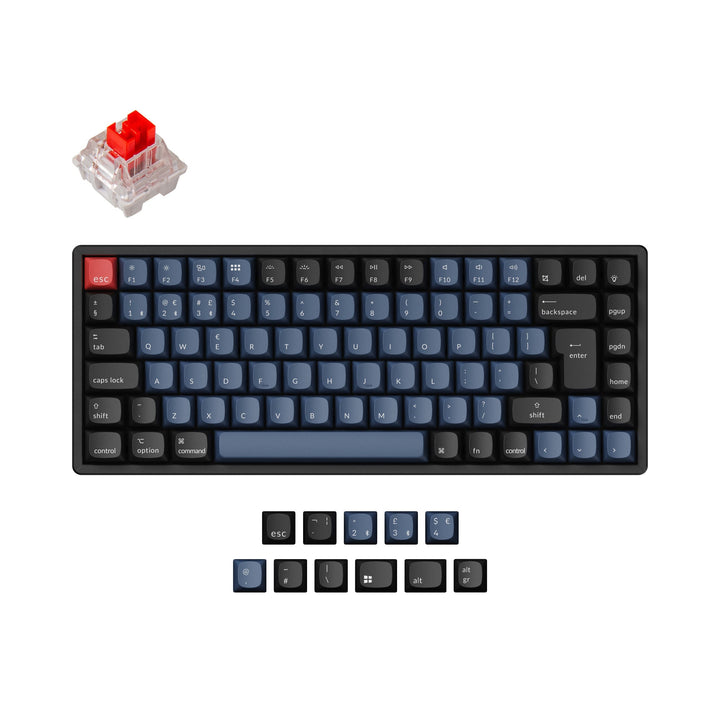 Keychron K2 Pro QMK/VIA Wireless Mechanical Keyboard ISO Layout Collection - image 1