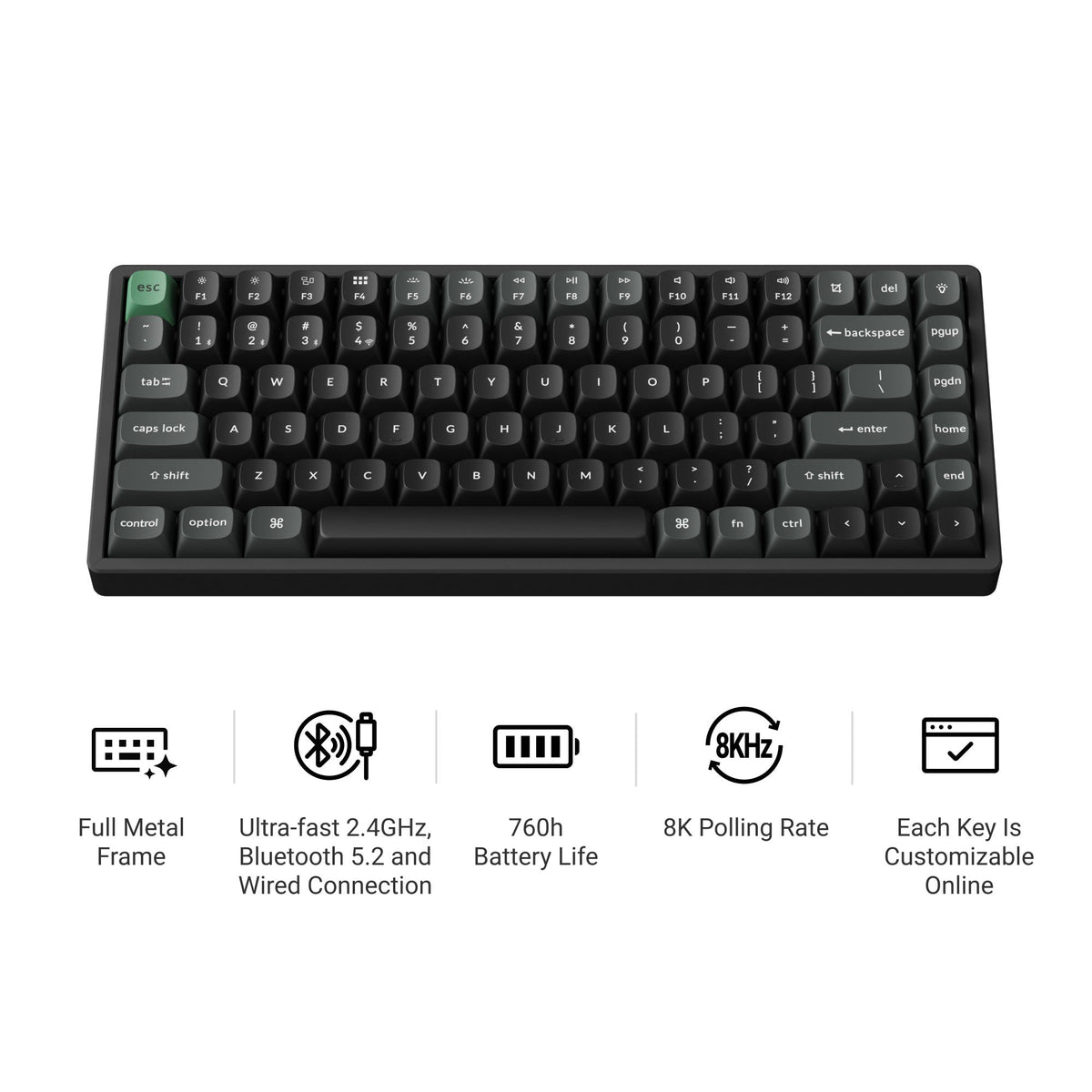 Keychron K2 Ultra 8K Wireless Custom Mechanical Keyboard - image 4