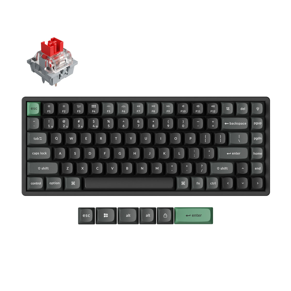 Keychron K2 Ultra 8K Wireless Custom Mechanical Keyboard - image 1