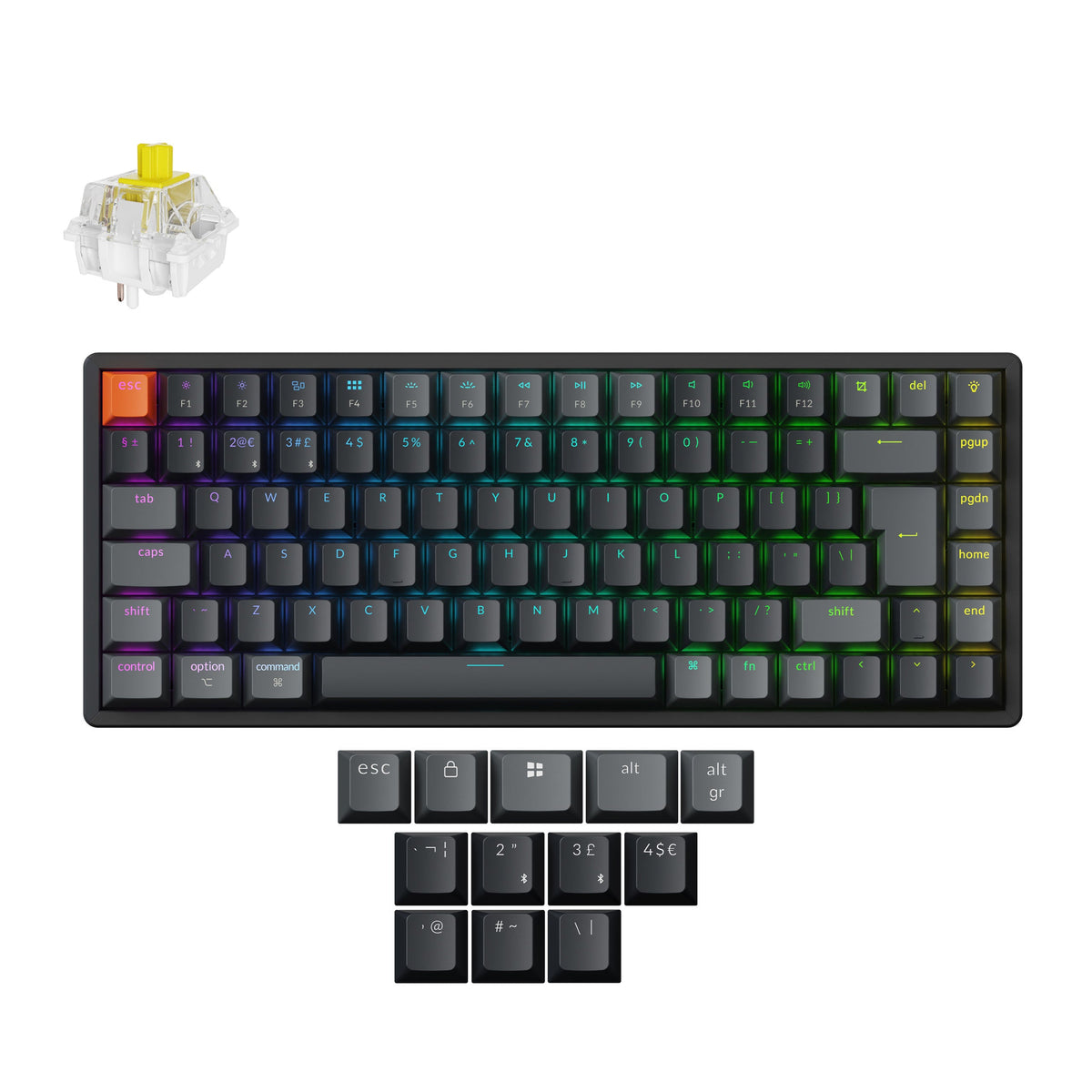 Keychron K2 QMK Wireless Mechanical Keyboard (ISO Layout) - Version 3 - image 3