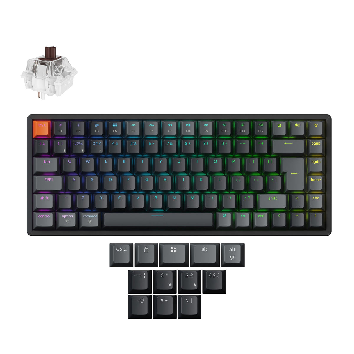 Keychron K2 QMK Wireless Mechanical Keyboard (ISO Layout) - Version 3 - image 2