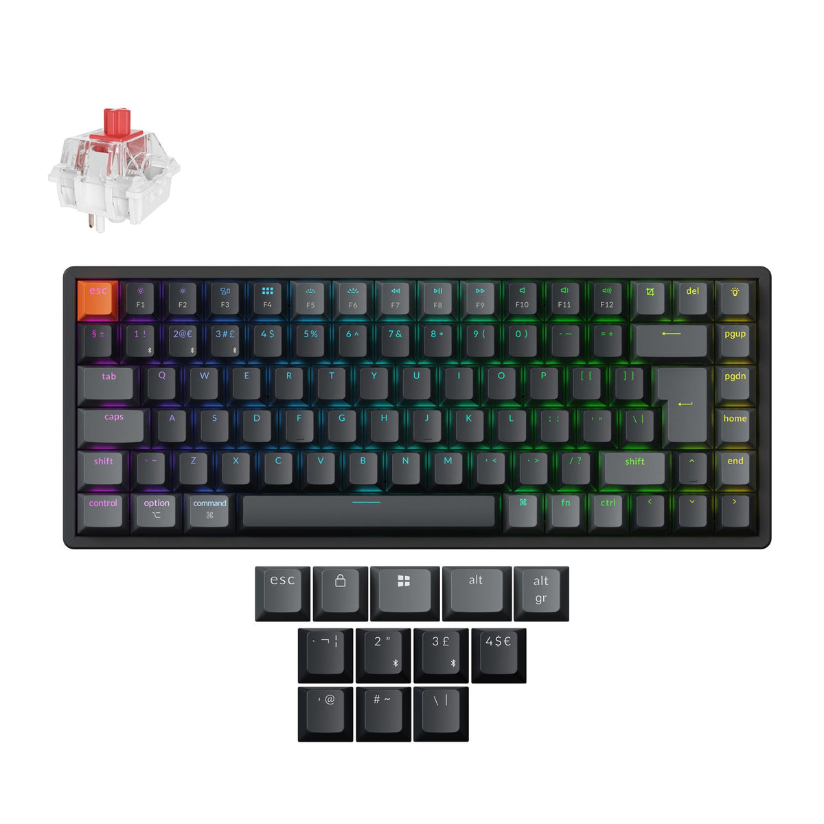 Keychron K2 QMK Wireless Mechanical Keyboard (ISO Layout) - Version 3 - image 1