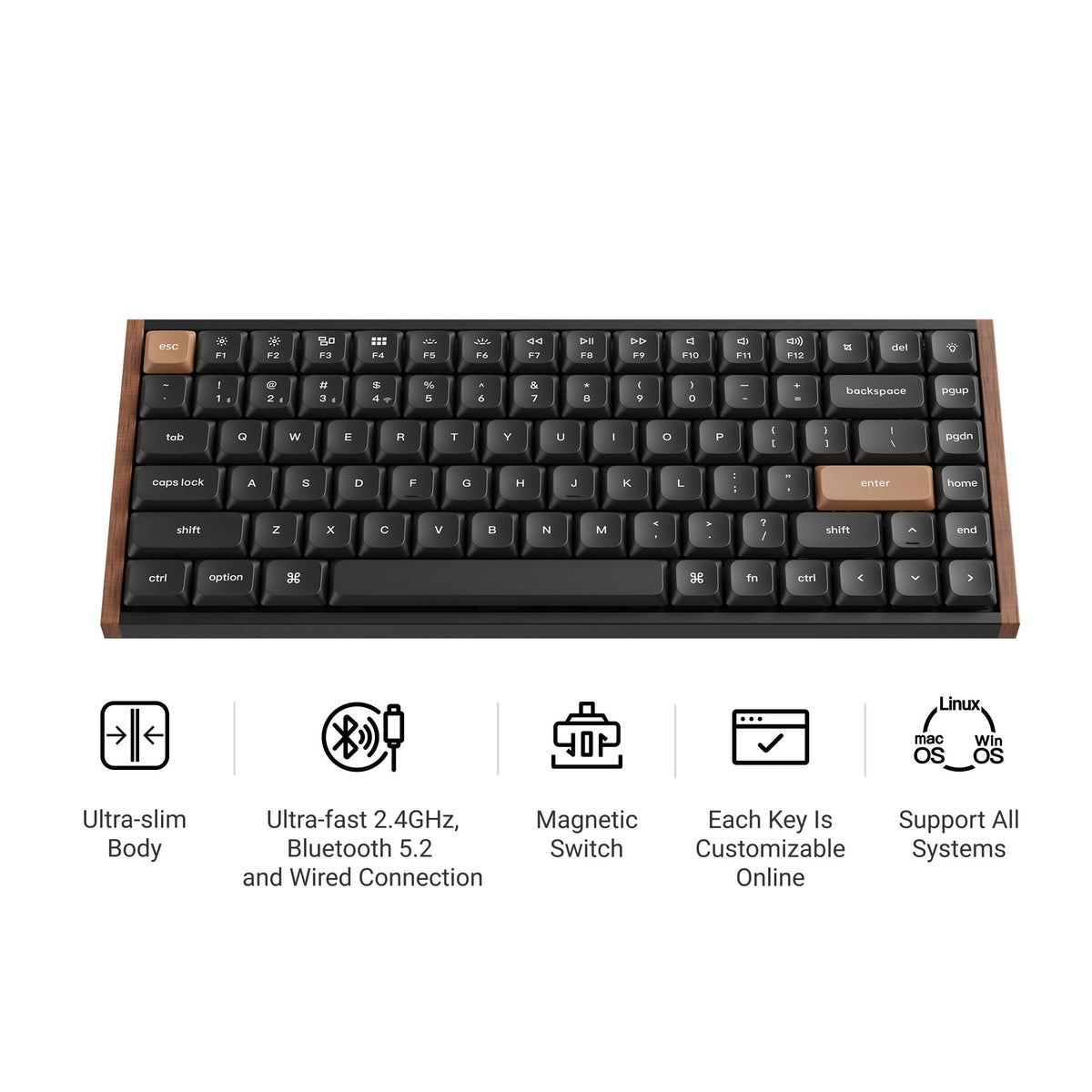 Keychron K3 HE Wireless Magnetic Switch Custom Keyboard - image 3
