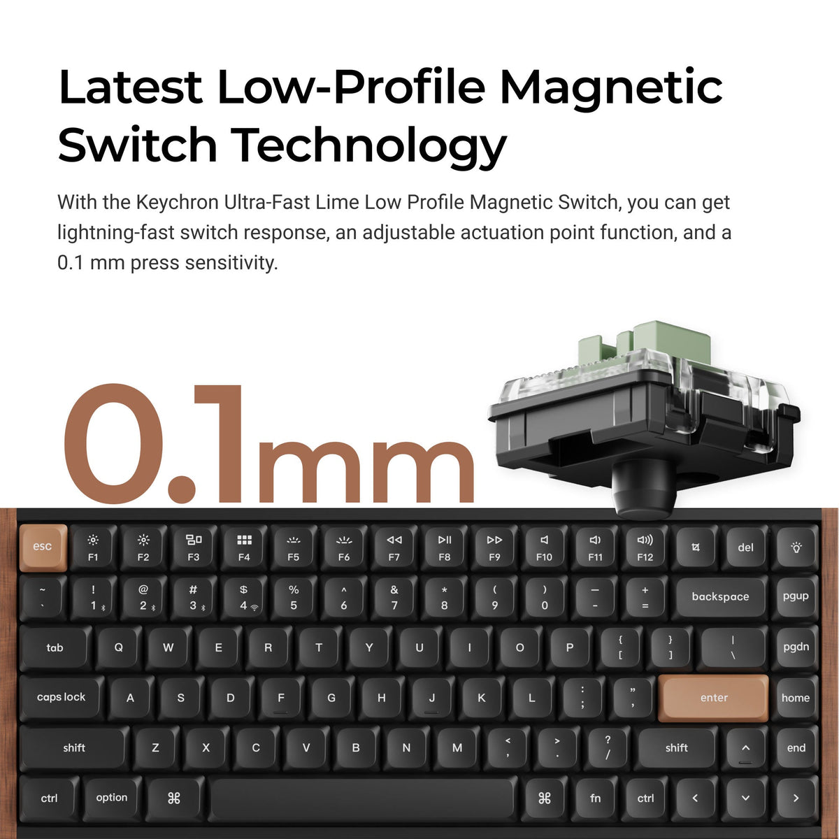 Keychron K3 HE Wireless Magnetic Switch Custom Keyboard - image 4