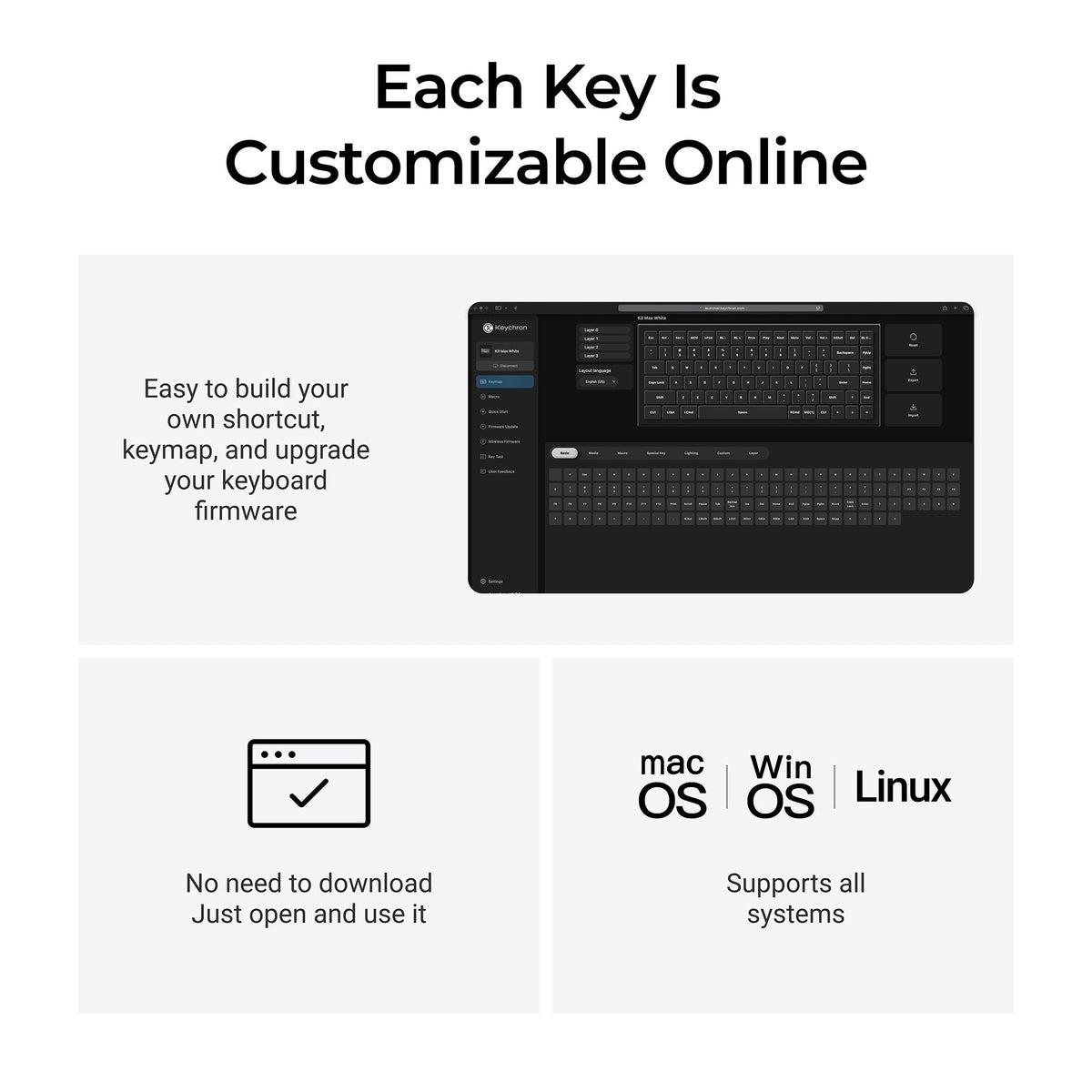 Keychron K3 Max QMK Wireless Custom Mechanical Keyboard - All-Wood Special Edition - image 5