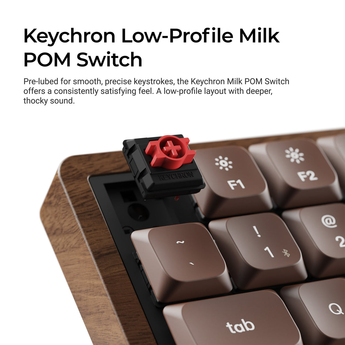 Keychron K3 Max QMK Wireless Custom Mechanical Keyboard - All-Wood Special Edition - image 6