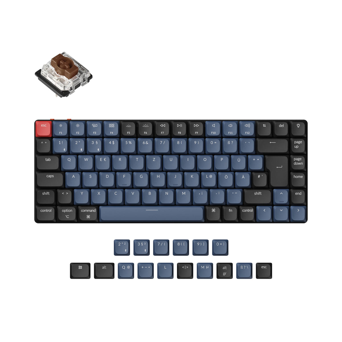 Keychron K3 Pro QMK/VIA Wireless Mechanical Keyboard ISO Layout Collection - image 5