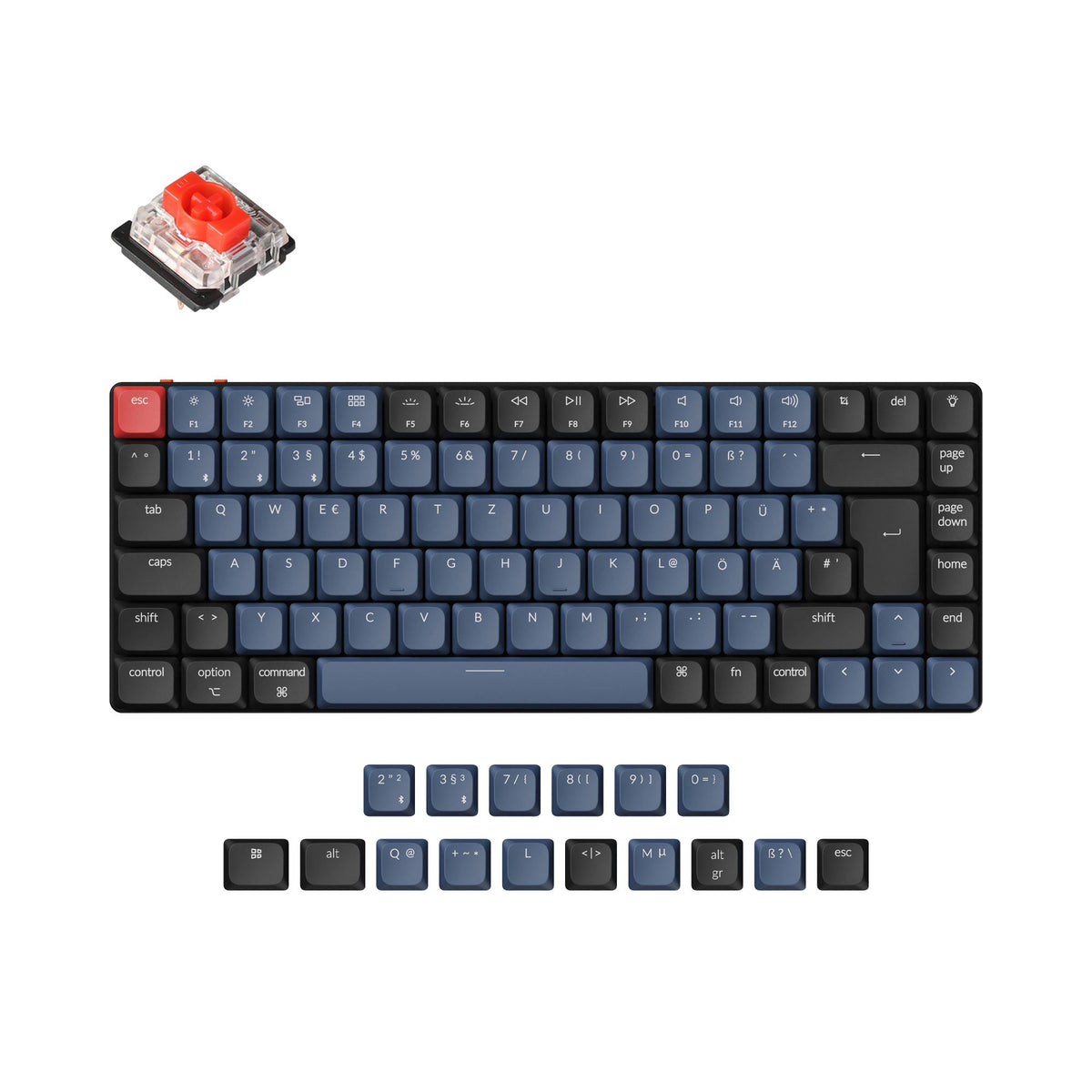 Keychron K3 Pro QMK/VIA Wireless Mechanical Keyboard ISO Layout Collection - image 4