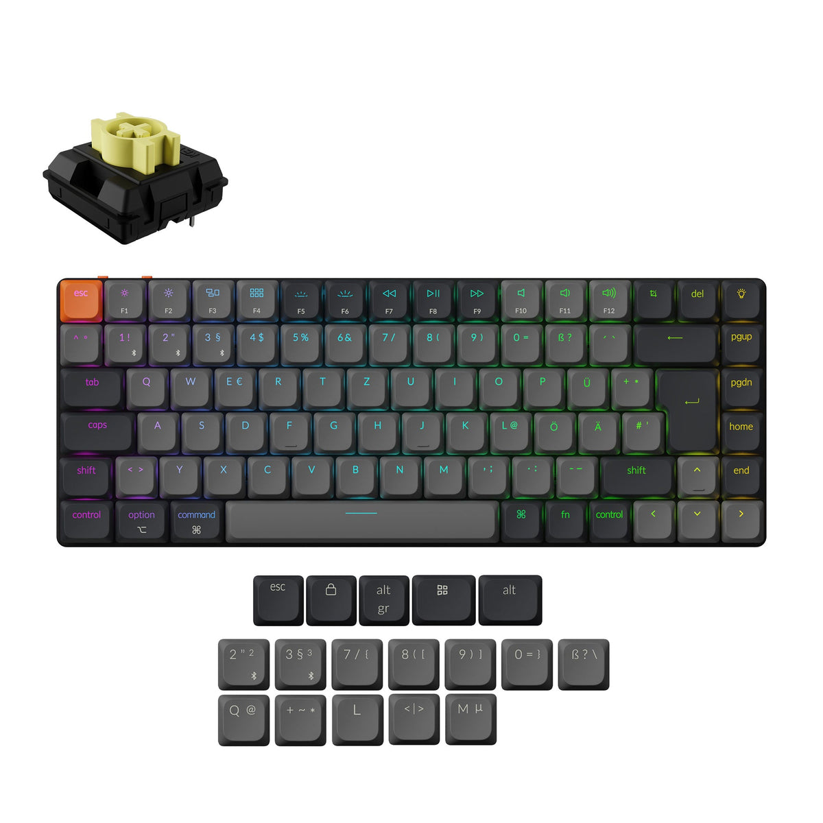 Keychron K3 QMK Wireless Mechanical Keyboard (ISO Layout) - Version 3 - image 3
