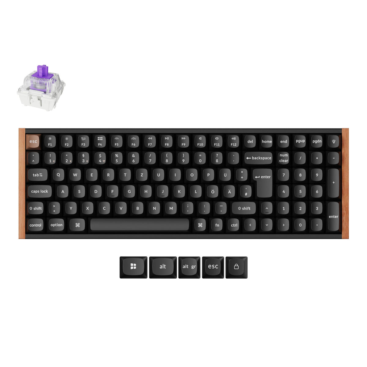 Keychron K4 HE Wireless Magnetic Switch Custom Keyboard ISO Layout Collection - image 1