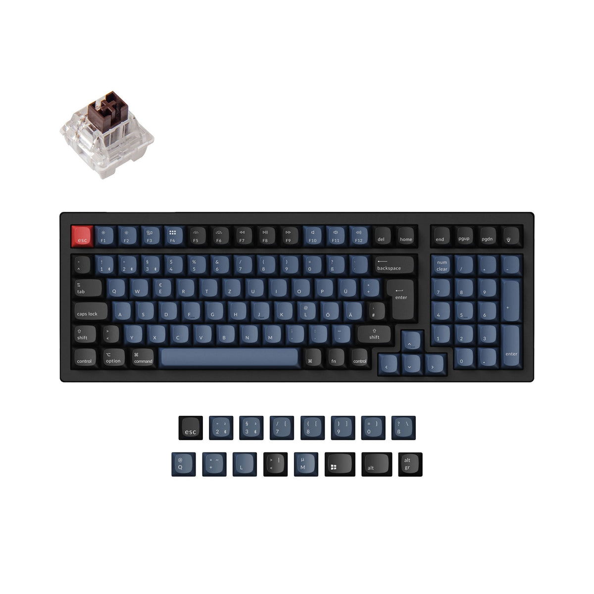 Keychron K4 Pro QMK/VIA Wireless Mechanical Keyboard ISO Layout Collection - image 2