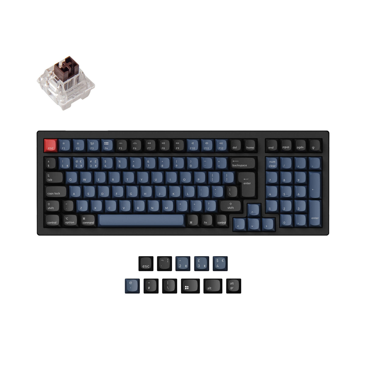 Keychron K4 Pro QMK/VIA Wireless Mechanical Keyboard ISO Layout Collection - image 5