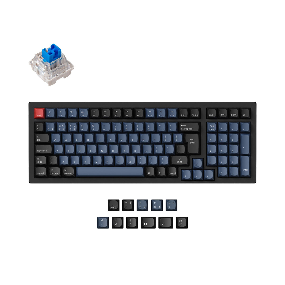 Keychron K4 Pro QMK/VIA Wireless Mechanical Keyboard ISO Layout Collection - image 3