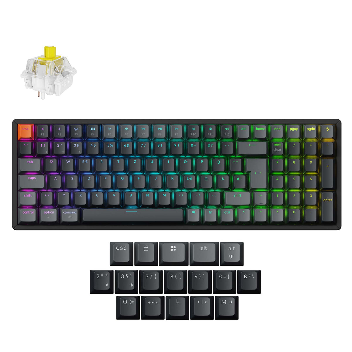Keychron K4 QMK Wireless Mechanical Keyboard (ISO Layout) - Version 3 - image 2