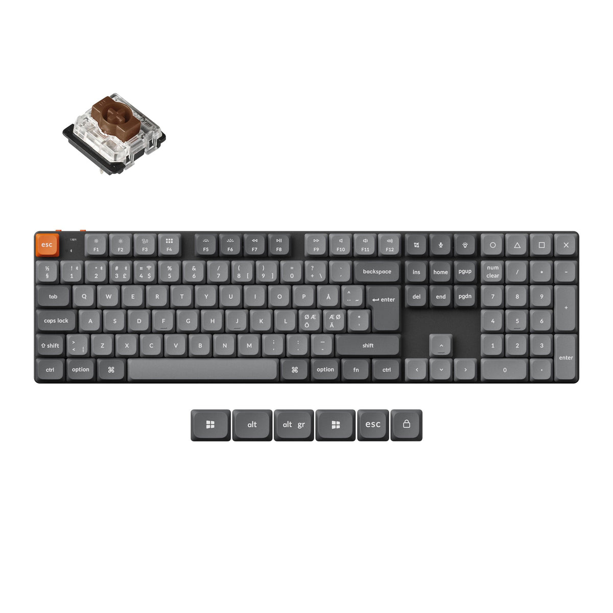 Keychron K5 Max QMK Wireless Custom Mechanical Keyboard ISO Layout Collection - image 2