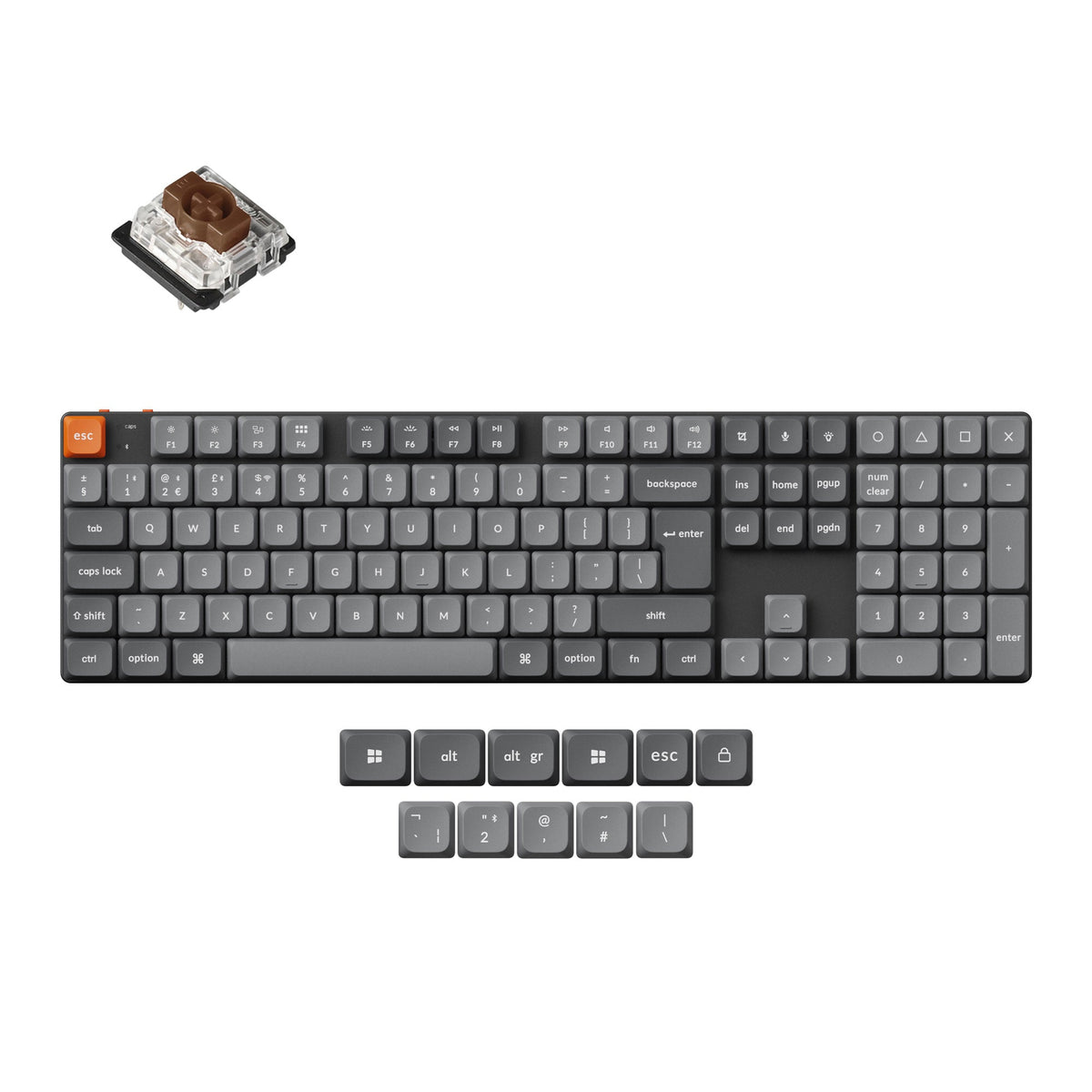 Keychron K5 Max QMK Wireless Custom Mechanical Keyboard ISO Layout Collection - image 4