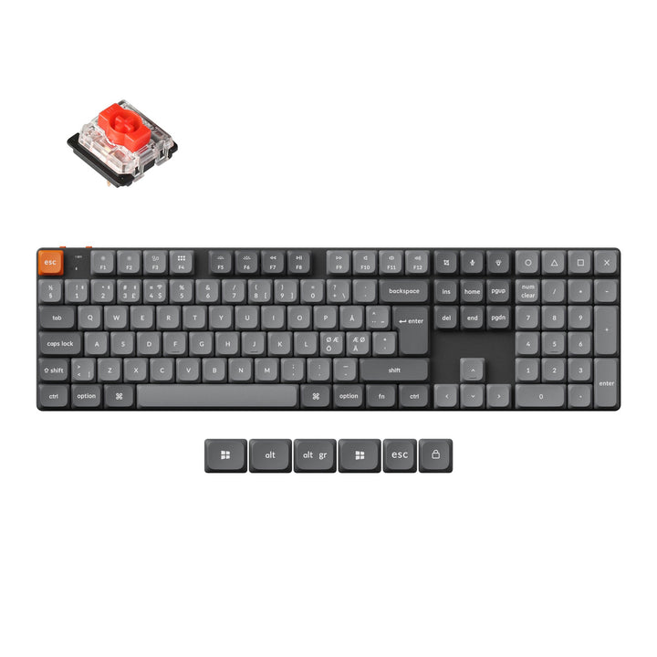 Keychron K5 Max QMK Wireless Custom Mechanical Keyboard ISO Layout Collection - image 1