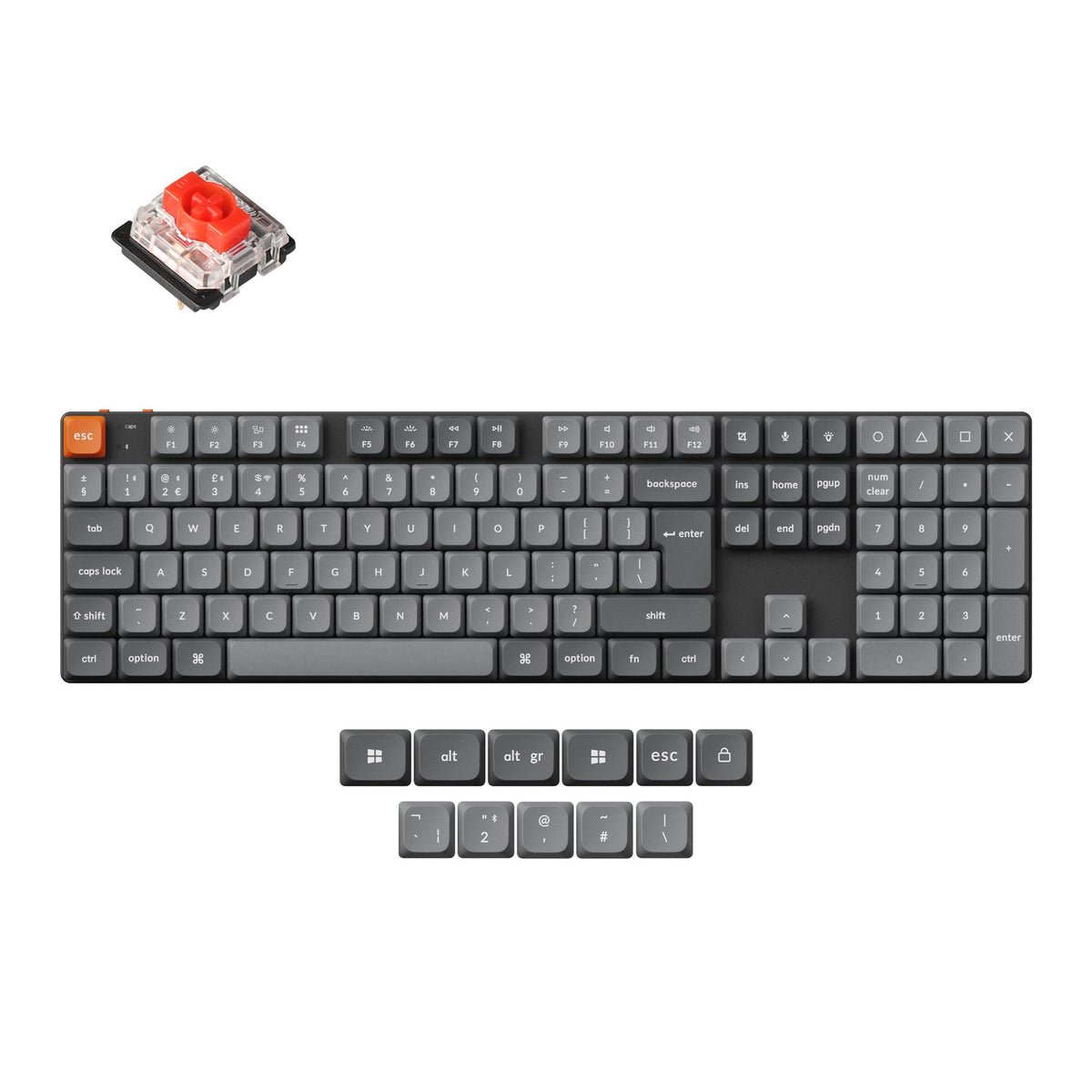 Keychron K5 Max QMK Wireless Custom Mechanical Keyboard ISO Layout Collection - image 3