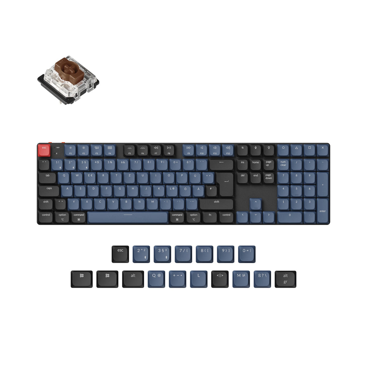 Keychron K5 Pro QMK/VIA Wireless Custom Mechanical Keyboard ISO Layout Collection - image 5