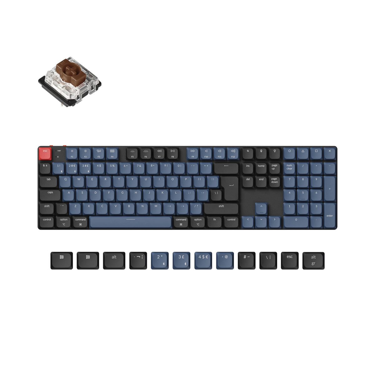 Keychron K5 Pro QMK/VIA Wireless Custom Mechanical Keyboard ISO Layout Collection - image 3
