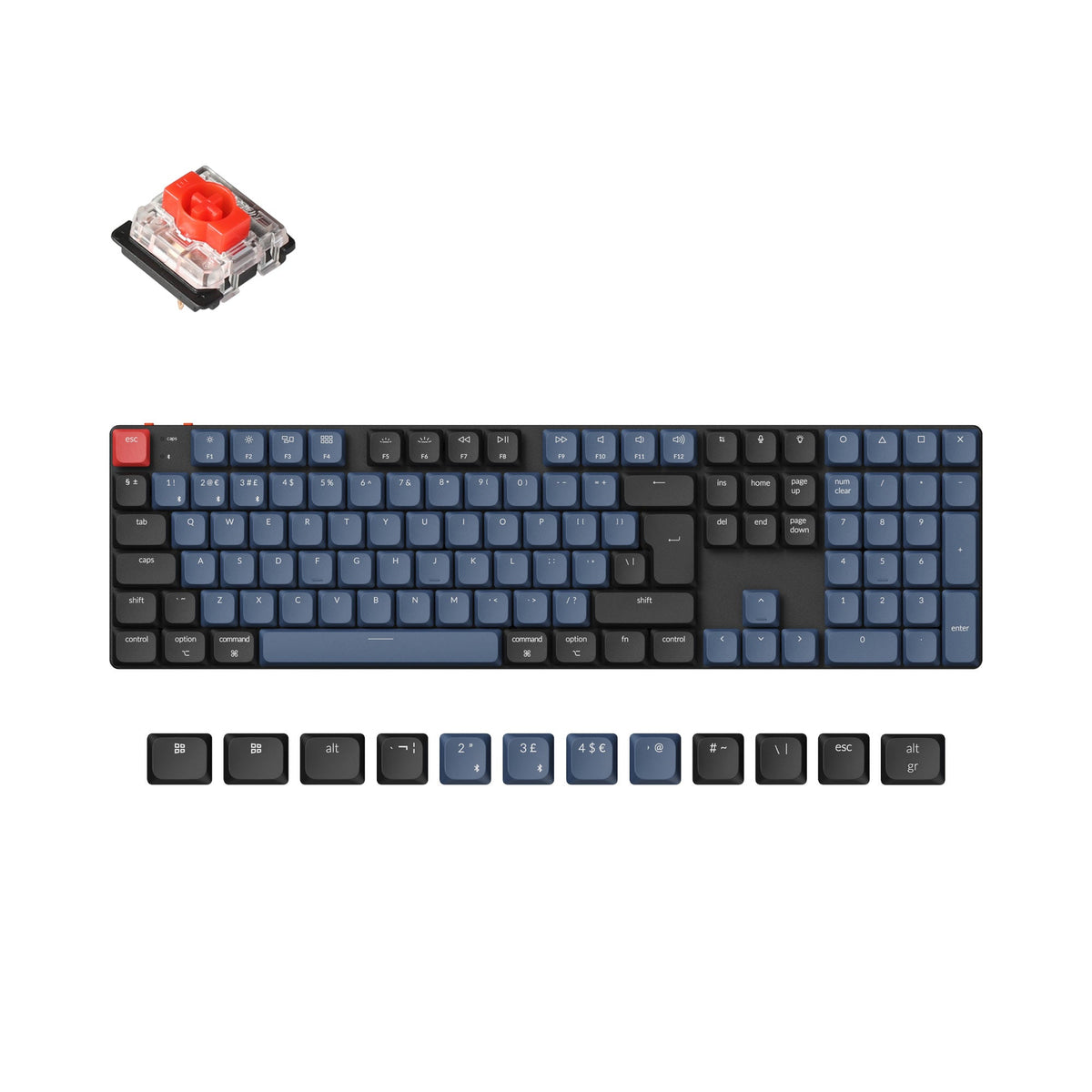 Keychron K5 Pro QMK/VIA Wireless Custom Mechanical Keyboard ISO Layout Collection - image 2