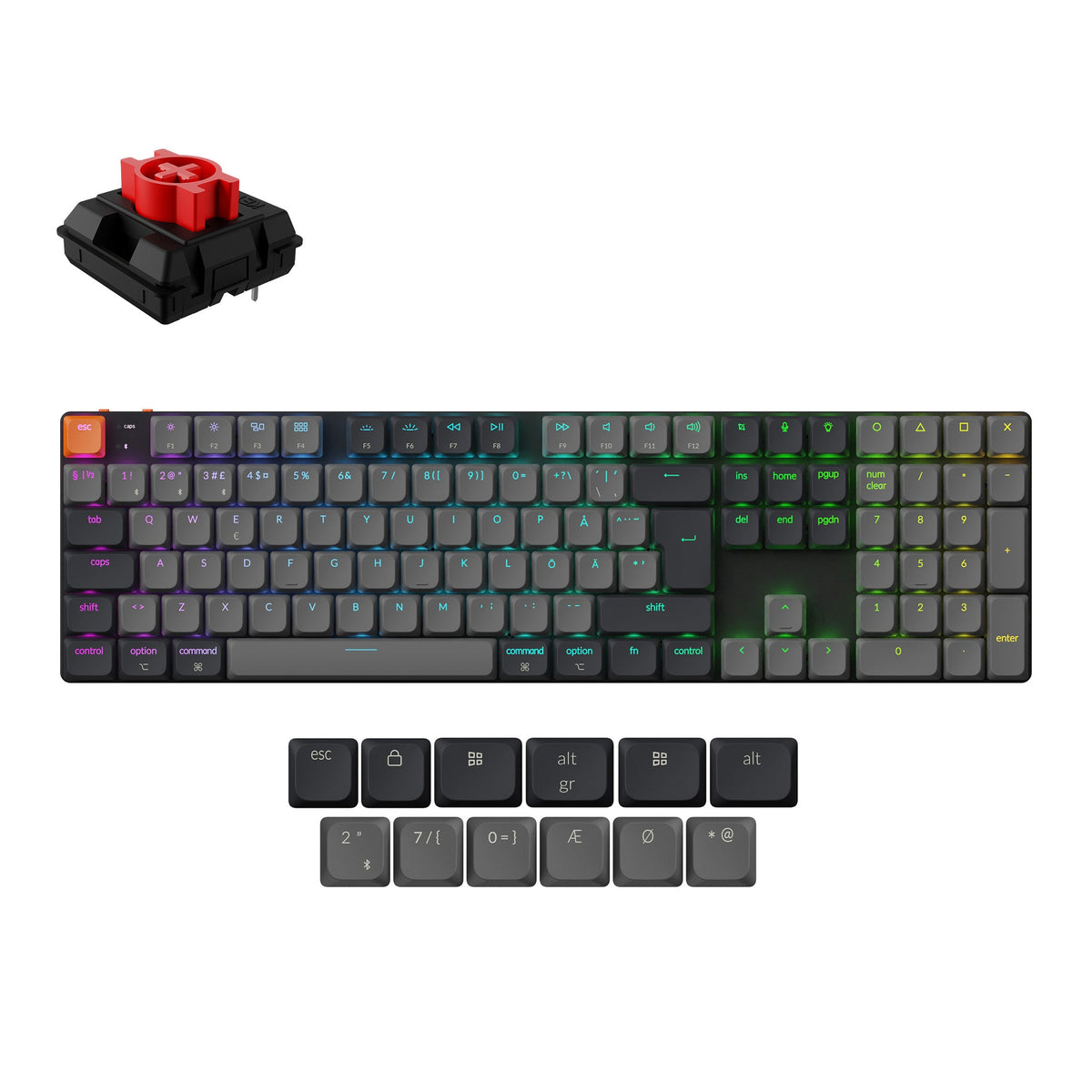 Keychron K5 QMK Wireless Mechanical Keyboard (ISO Layout) - Version 2 - image 2