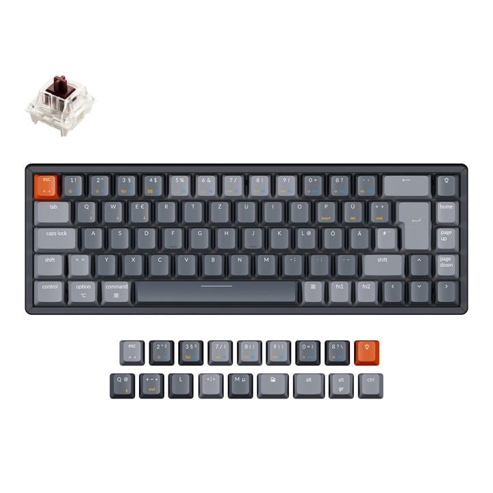 Keychron K6 Wireless Mechanical Keyboard (German ISO-DE Layout) - image 1