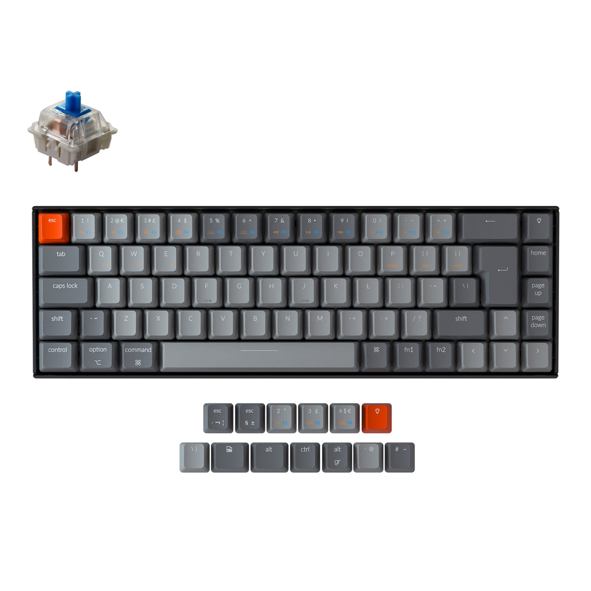 Keychron K6 Wireless Mechanical Keyboard (UK ISO Layout) - image 6