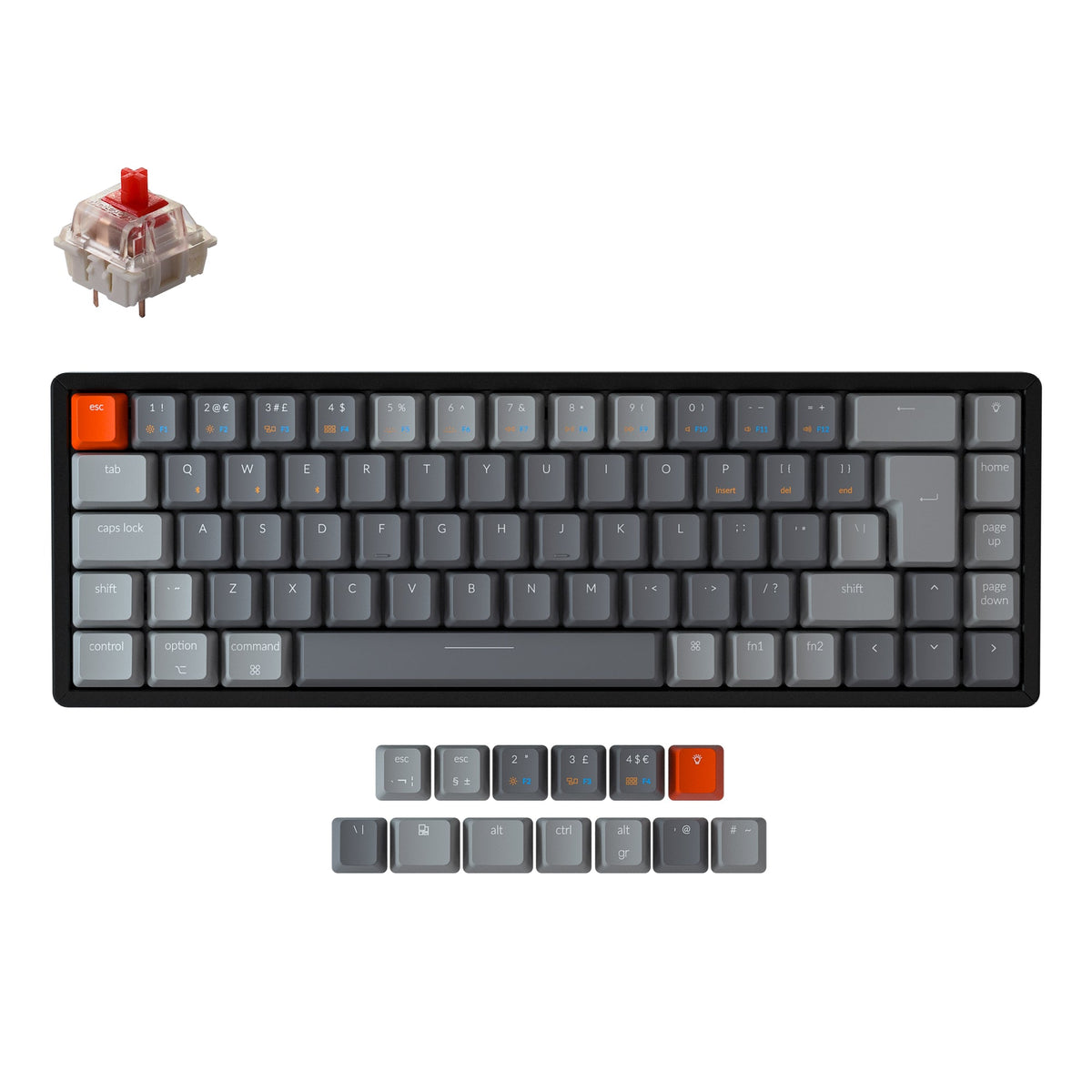 Keychron K6 Wireless Mechanical Keyboard (UK ISO Layout) - image 3