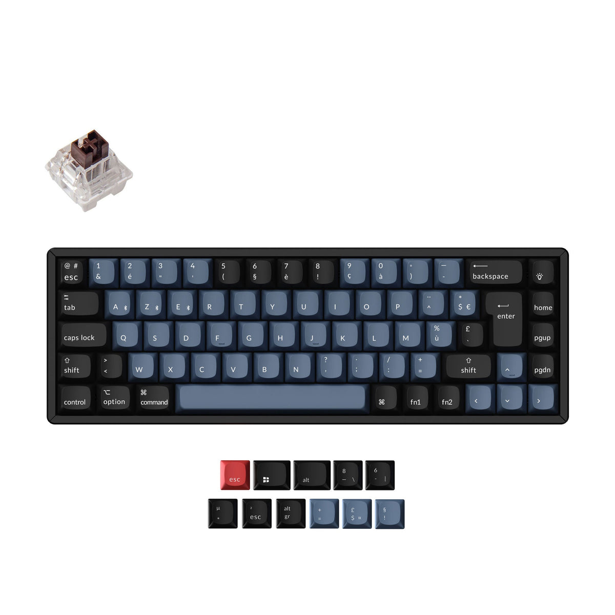 Keychron K6 Pro QMK/VIA Wireless Mechanical Keyboard ISO Layout Collection - image 5