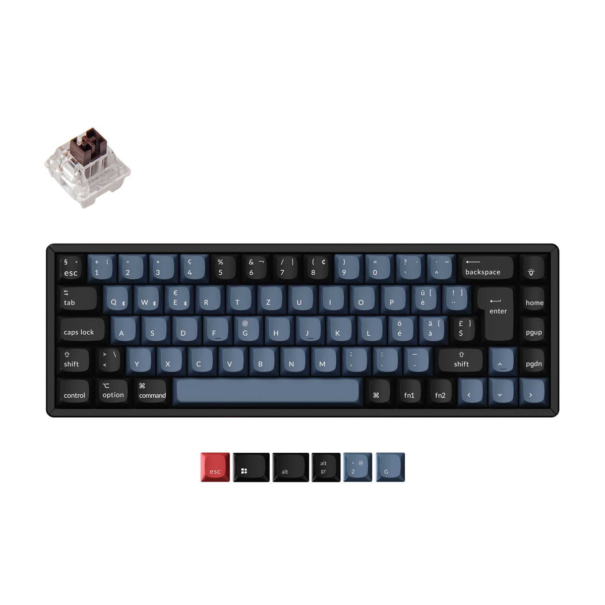 Keychron K6 Pro QMK/VIA Wireless Mechanical Keyboard ISO Layout Collection - image 3