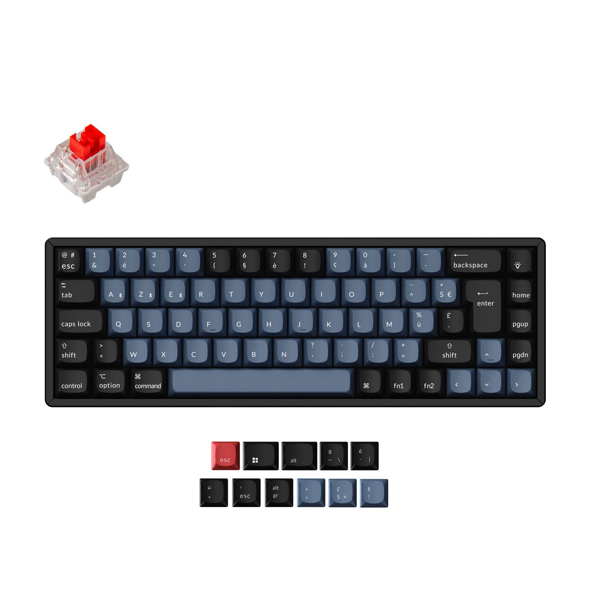 Keychron K6 Pro QMK/VIA Wireless Mechanical Keyboard ISO Layout Collection - image 4