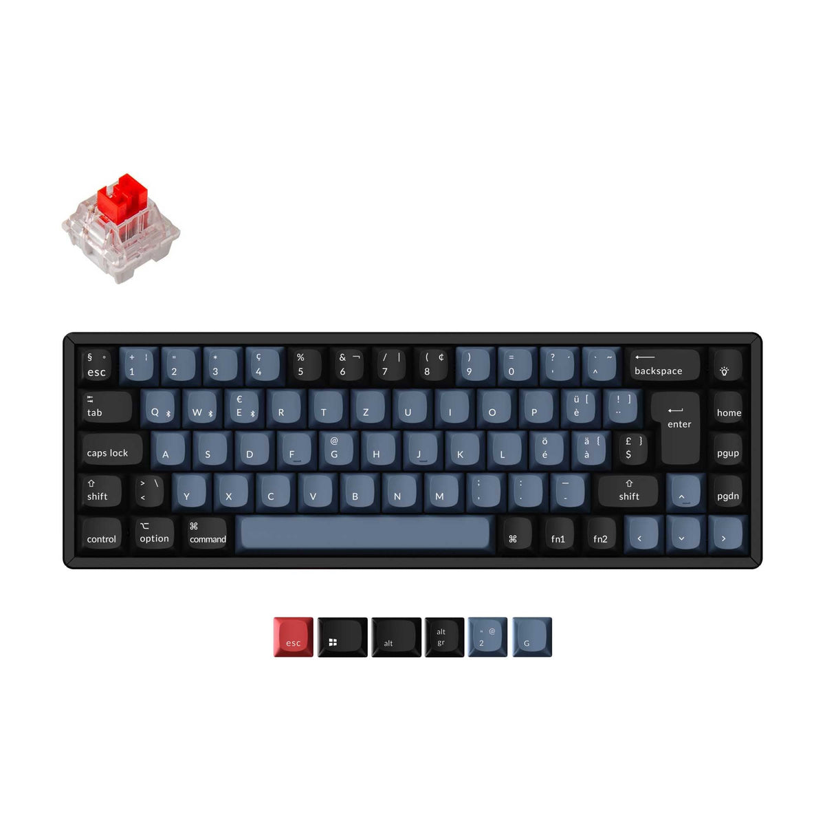 Keychron K6 Pro QMK/VIA Wireless Mechanical Keyboard ISO Layout Collection - image 2