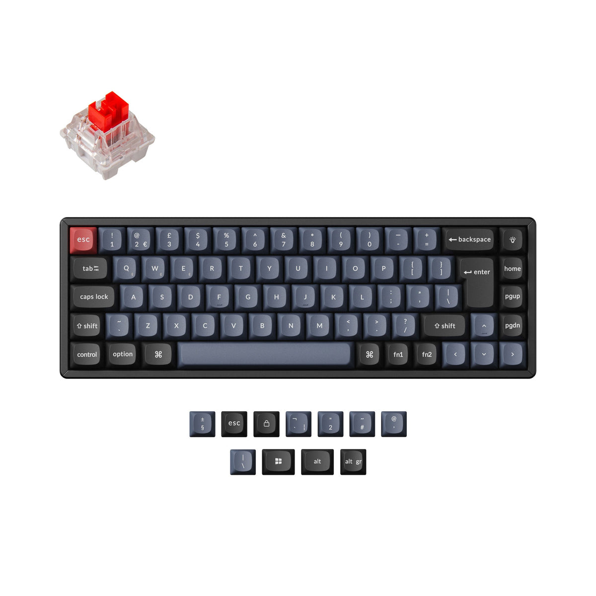 Keychron K6 Pro QMK/VIA Wireless Mechanical Keyboard ISO Layout Collection - image 6