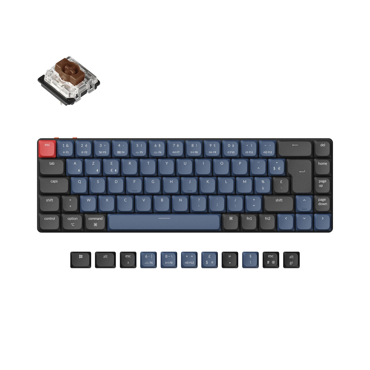 Keychron K7 Pro QMK/VIA Wireless Custom Mechanical Keyboard ISO Layout Collection - image 3