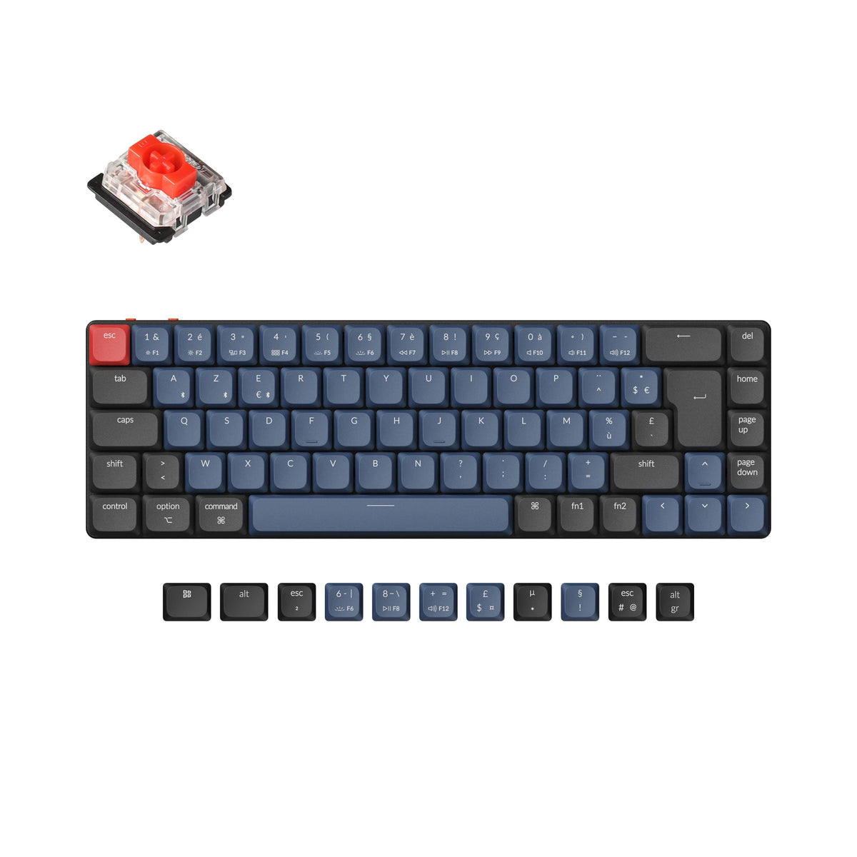 Keychron K7 Pro QMK/VIA Wireless Custom Mechanical Keyboard ISO Layout Collection - image 2