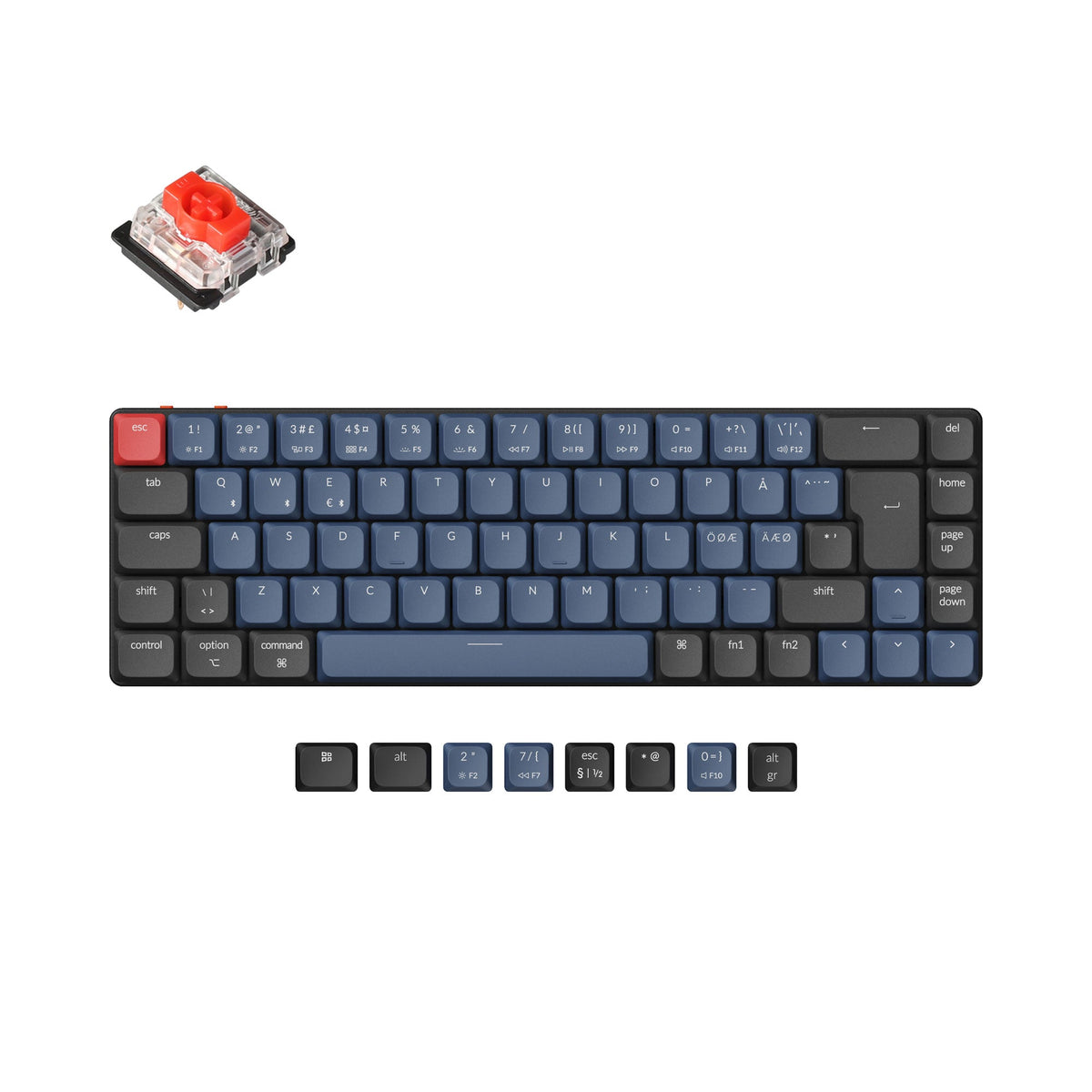 Keychron K7 Pro QMK/VIA Wireless Custom Mechanical Keyboard ISO Layout Collection - image 6