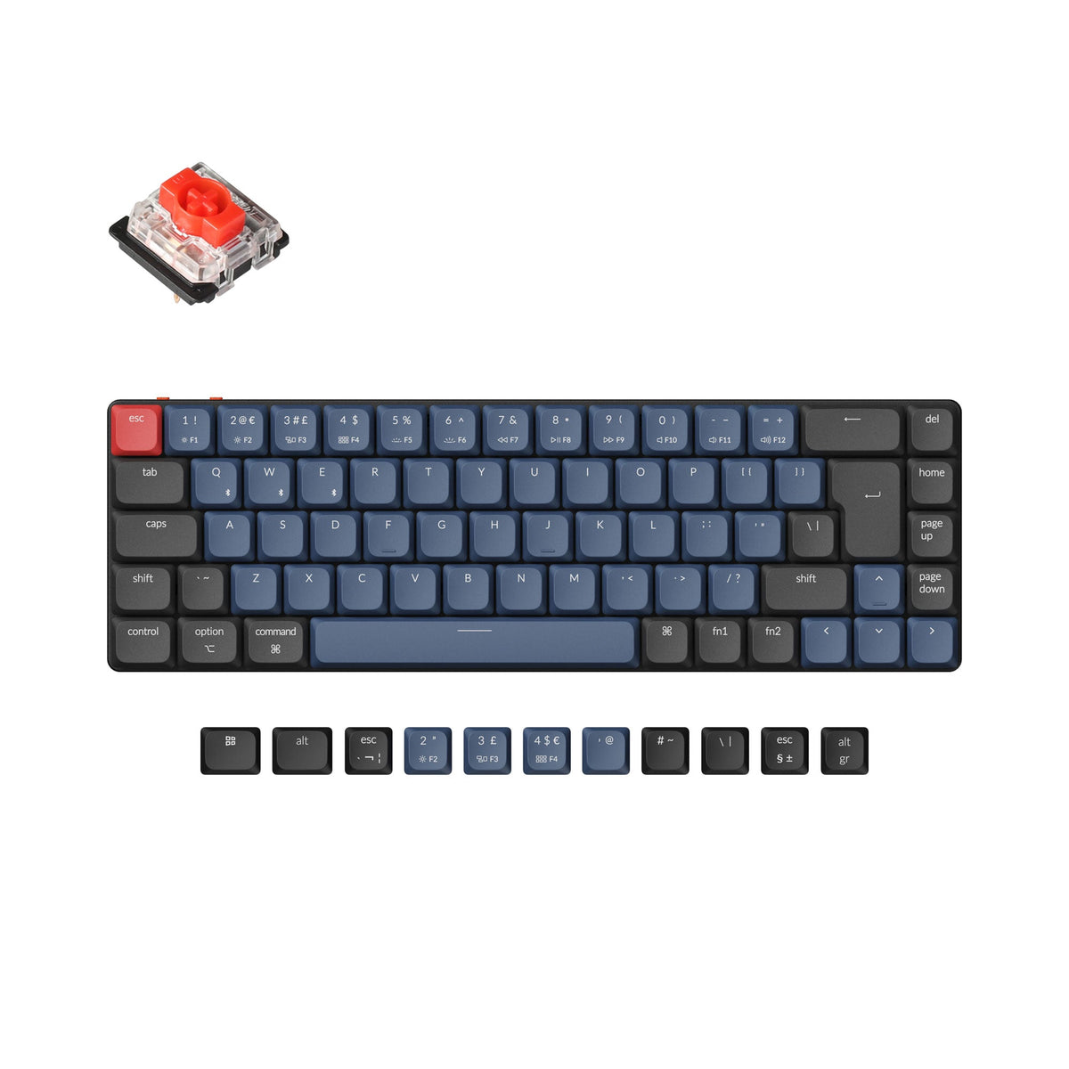 Keychron K7 Pro QMK/VIA Wireless Custom Mechanical Keyboard ISO Layout Collection - image 4