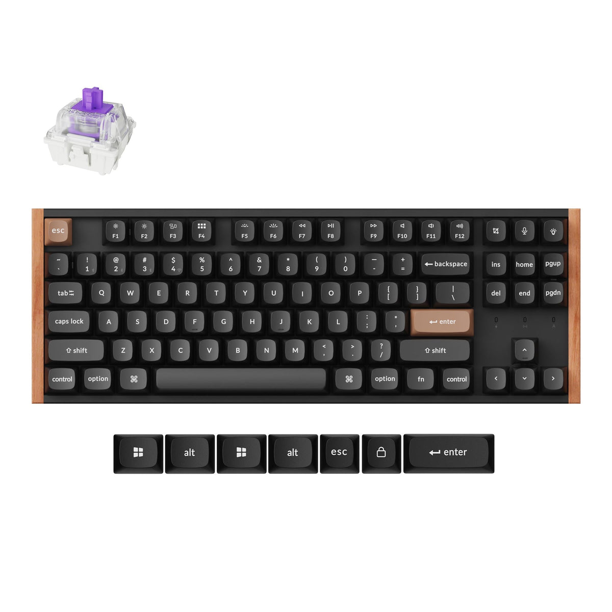 Keychron K8 HE Wireless Magnetic Switch Custom Keyboard - image 1