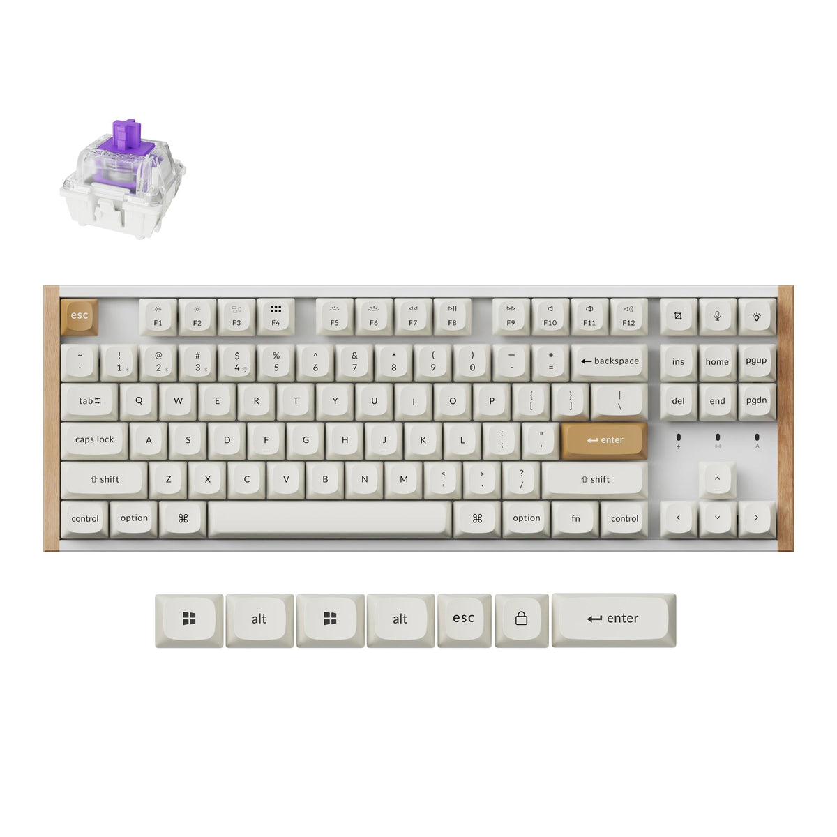 Keychron K8 HE Wireless Magnetic Switch Custom Keyboard - image 2